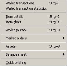 Menu - Wallet